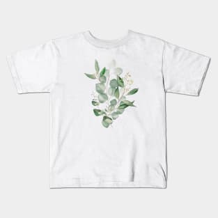 Eucalyptus botanical art Kids T-Shirt